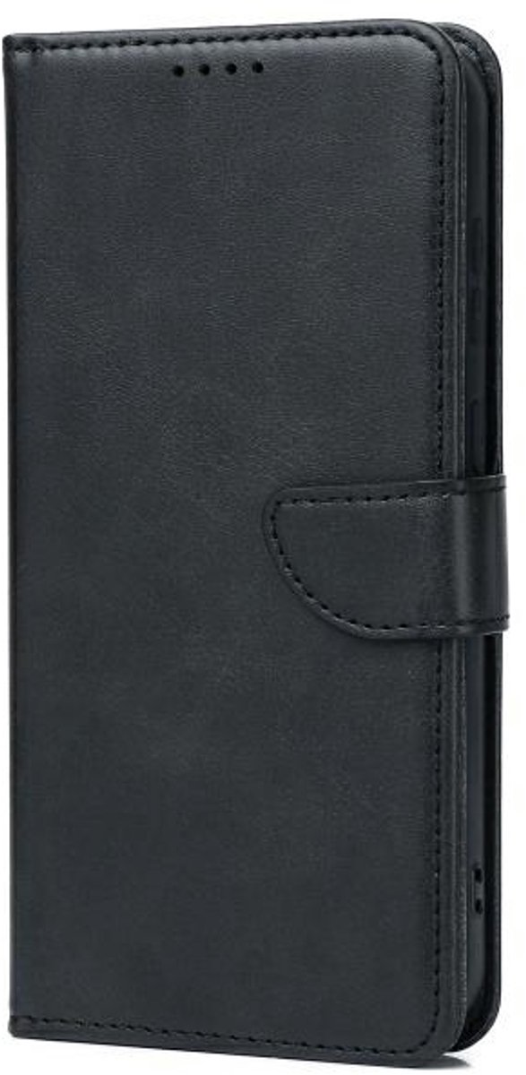 Marv Wallet Serie - Portemonneehoes voor Samsung S25+ - Zwart - Magnetische Sluiting - Kaartvakken