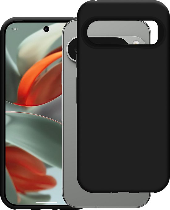 Just in case Soft Design Google Pixel 9 / 9 Pro Back Cover Zwart