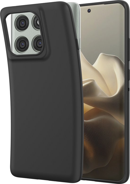 Just in case Soft Design Motorola Edge 60 Pro Back Cover Zwart