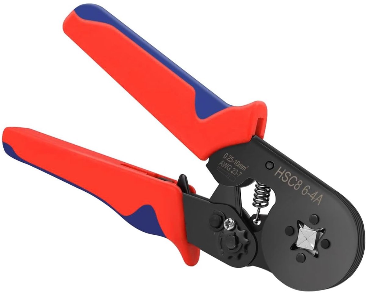 Allecto - Crimpentang - Crimpgereedschap - Hoogwaardige en Duurzame Crimpentang voor 0.25-10mm² AWG - Ideaal voor Professioneel Gebruik - Betrouwba...