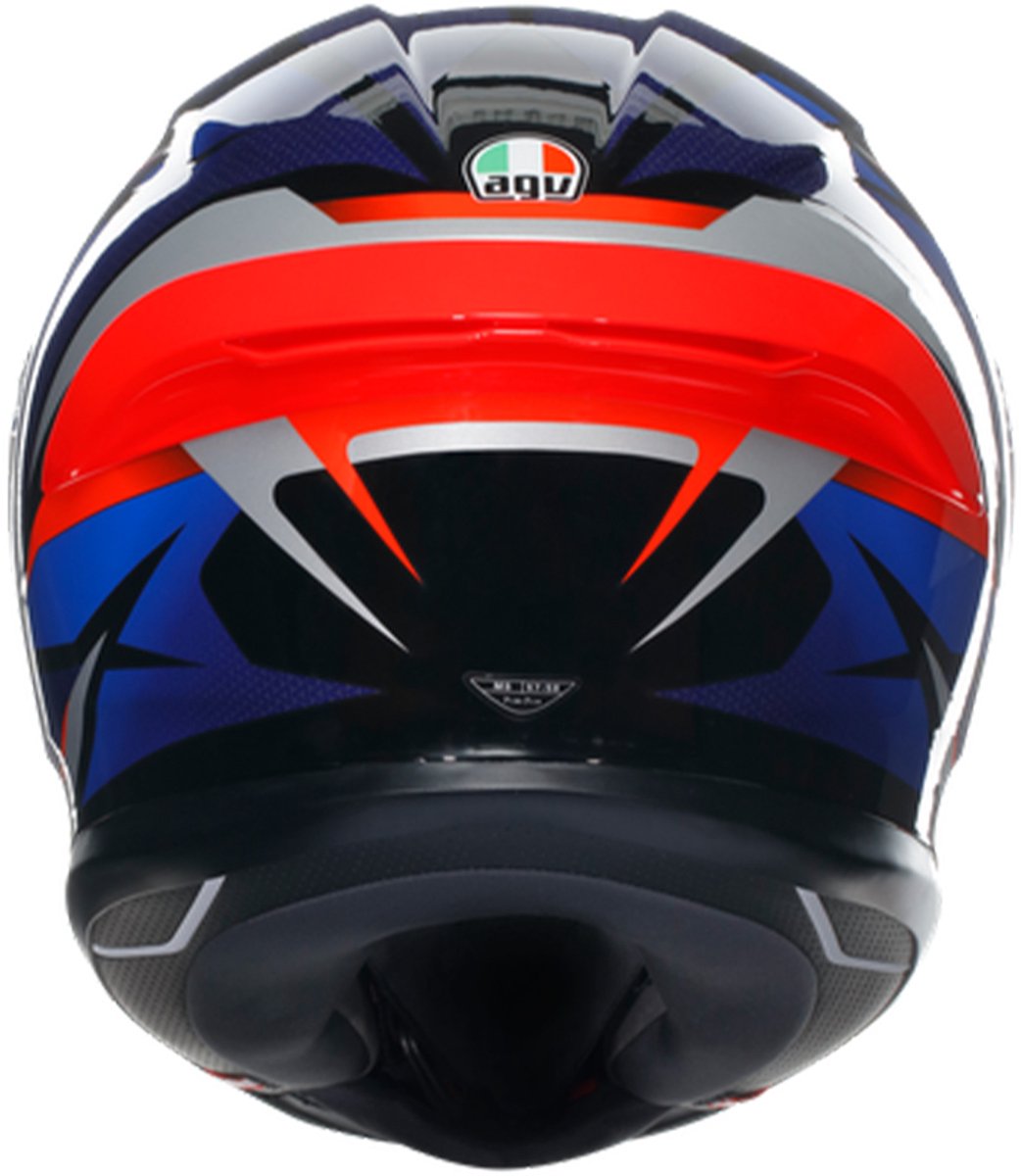 Agv K6 S E2206 Mplk Slashcut Zwart Blauw Rood 015 Integraalhelm - Maat S - Helm – foto 5