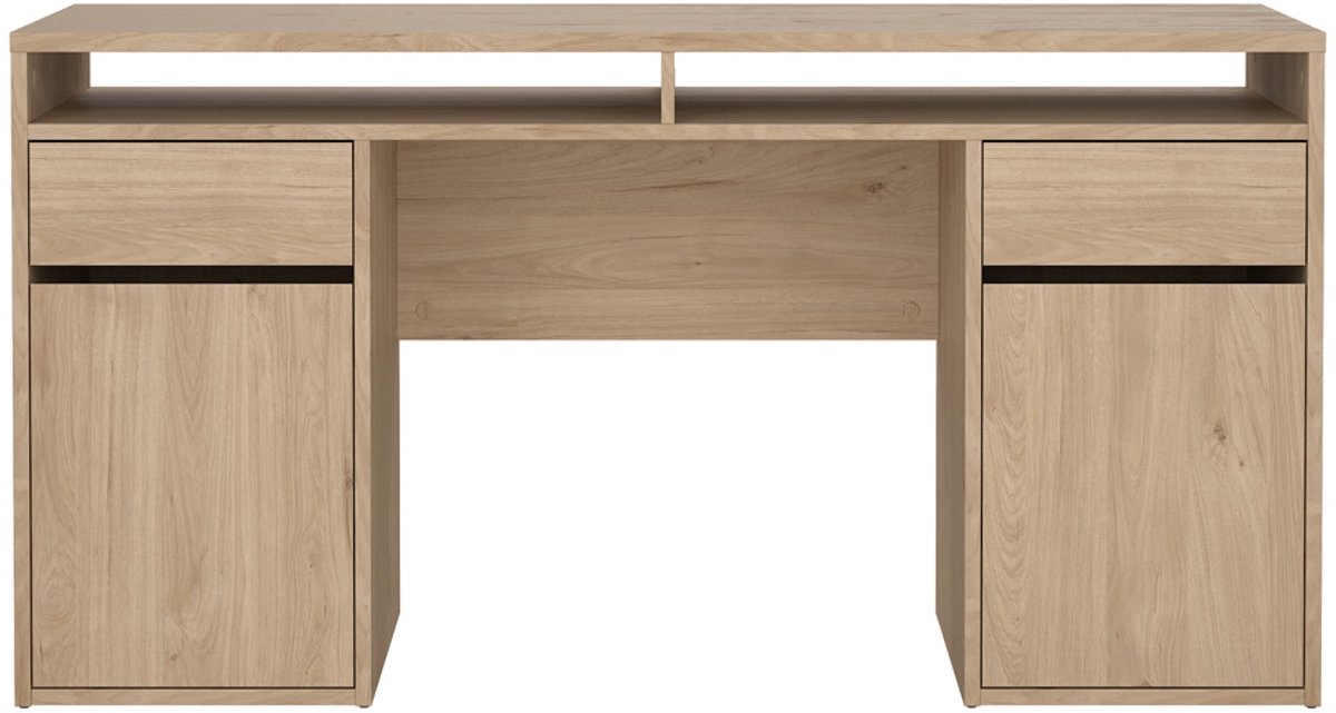 Giga Living Kantoorbureau Function Plus - Naturel - 149x48x77cm