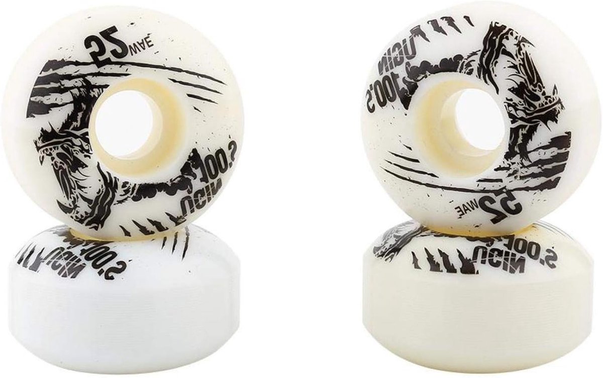 Skateboard wielen 52 mm x 30 mm 4 stuks PU longboard wielen voor soepel rijden en betere grip