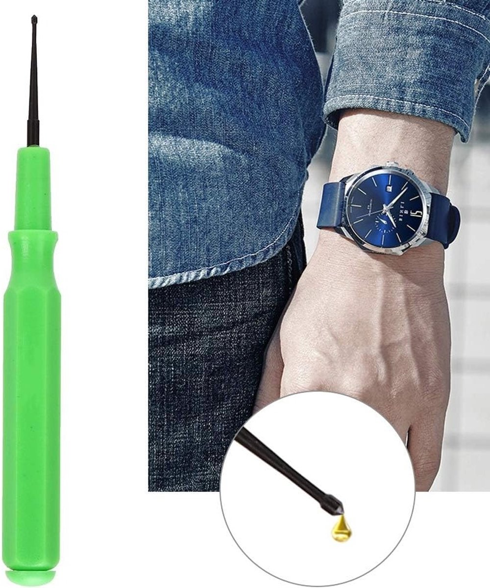 Draagbare Oliepen voor Horlogemakers - Nauwkeurige Olie voor Horlogeherstel, Gereedschap en Accessoires voor Klokken en Horloges