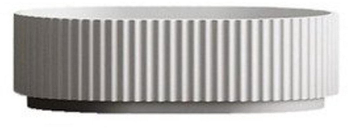 FugaFlow Eccelente Anta Waskom - 48 x 34.5 x 14 cm - ovaal - solid surface - mat wit
