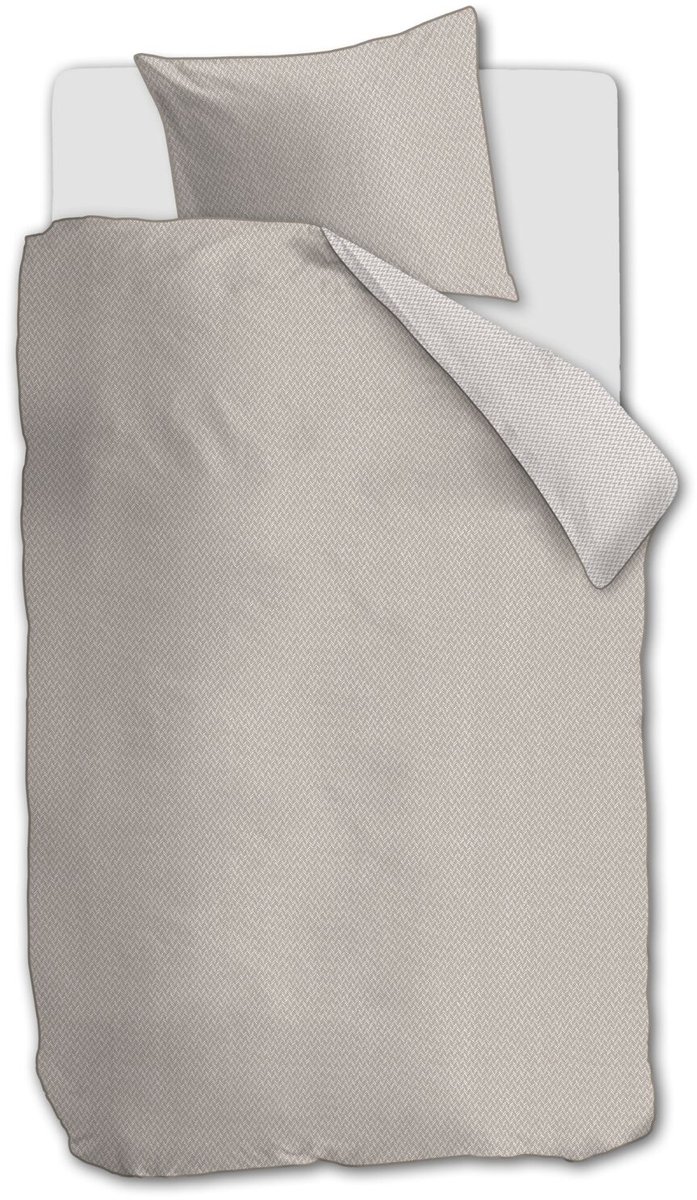 Rivièra Maison Emery kussensloop - Taupe - 60 x 70 cm
