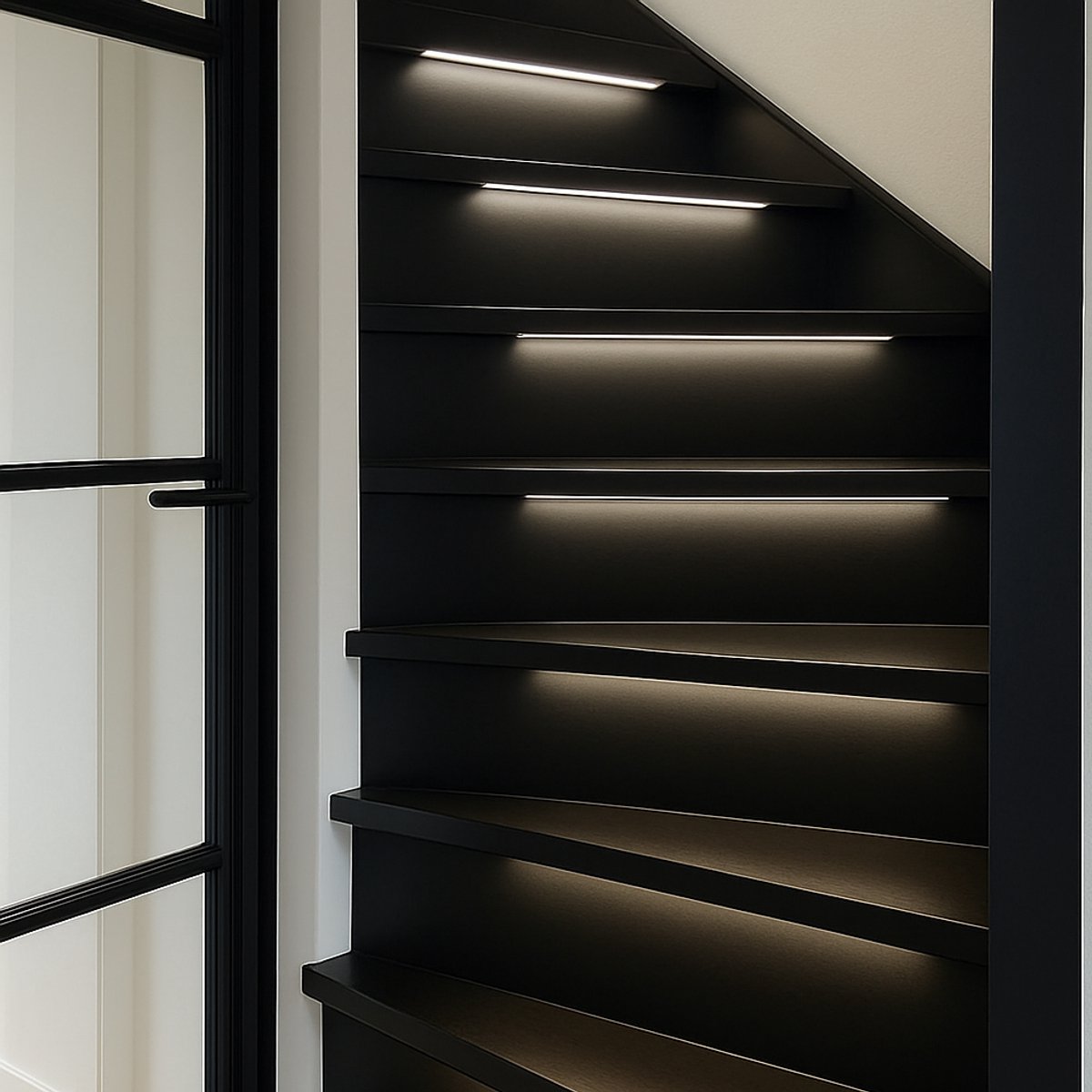 Luxe LED Trapverlichting set met bewegingssensor - Neutraal daglicht - 4000K - voor max. 16 treden