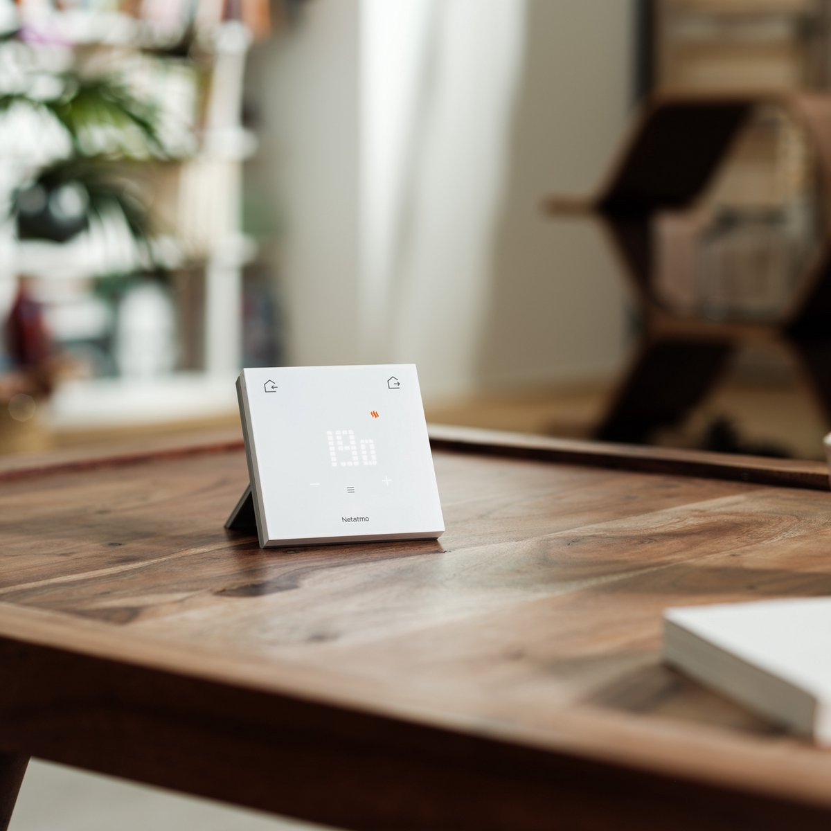 Netatmo Slimme Thermostaat ORIGINAL – Bedrade Smart Thermostaat – App Bediening, Energiebesparing & Verbruiksinzicht – Matter Compatibel – Werkt met Apple Home, Google Home, Alexa – Wit thumbnail 3