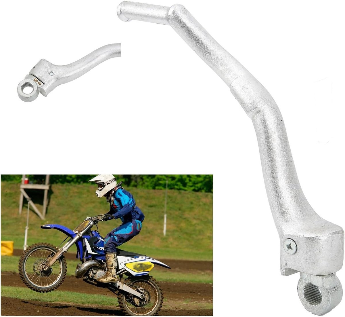 CNC Gefreesde Aluminium Kick Start Pedal voor 250CC Motoren, Geschikt voor Motocross en Dirt Bikes
