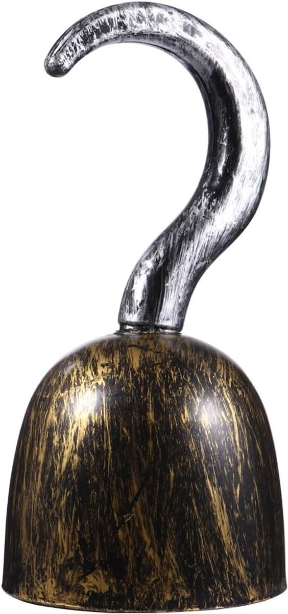 3 Stuks Piratenhaken in Brons - Simuleer Piratenhaken voor Kostuum, Cosplay en Feestaccessoires - Perfect voor Halloween en Verkleedpartijen
