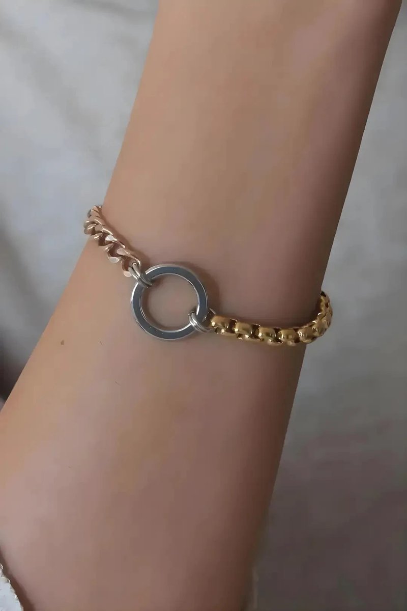 Dorvina Staal Dames Armband Karisik Kleur 316L Verkleurt Niet | Stijlvol en Duurzaam Sieraad, Aksesuar