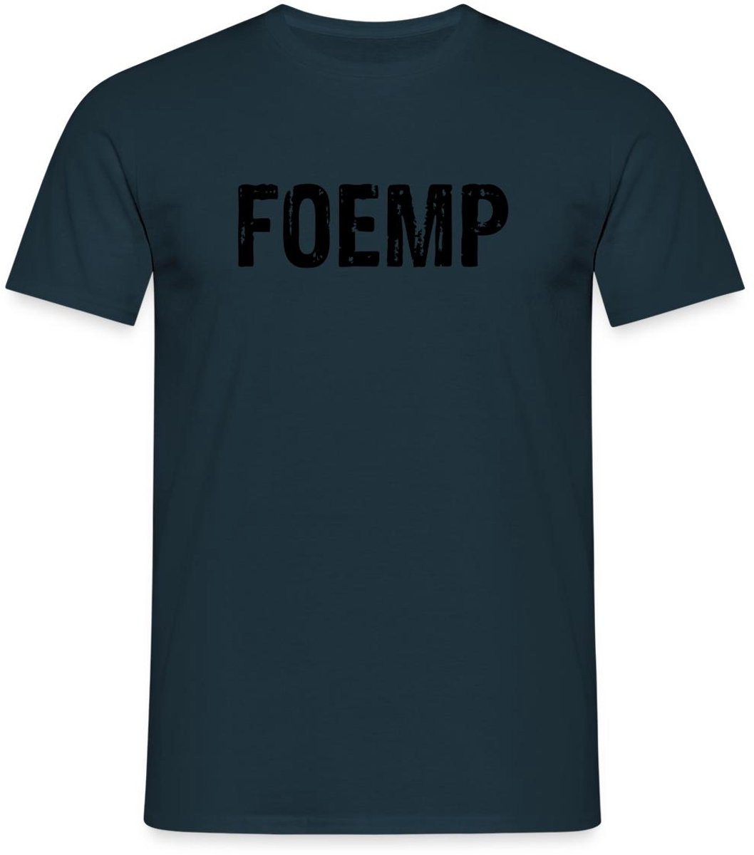 FOEMP Tekstontwerp T-Shirt Heren