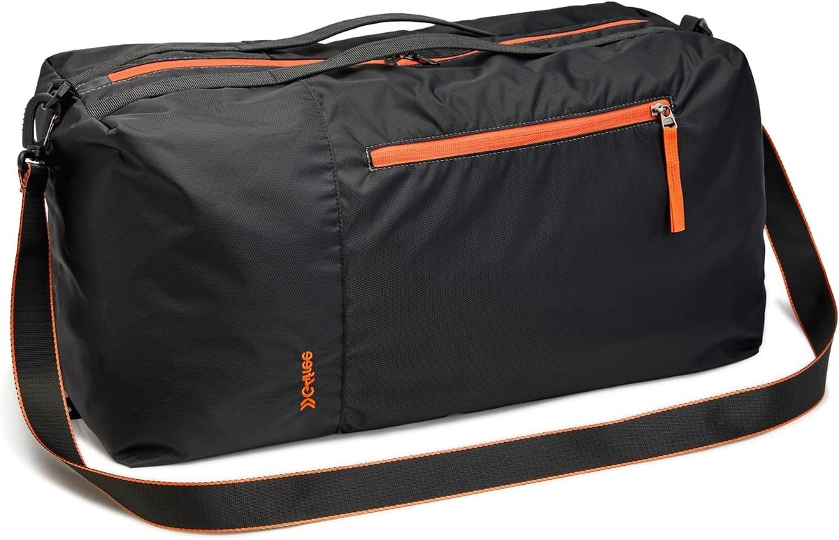 Waterdichte Sporttas voor Mannen en Vrouwen, Ruime Duffle Bag voor Reizen en Fitness, Zwart