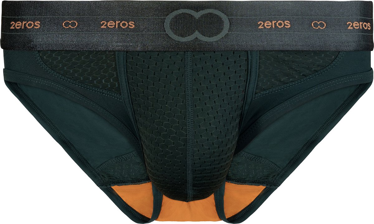 2EROS Aktiv NRG Brief Green - MAAT M - Heren Ondergoed - Slip voor Man - Mannen Brief