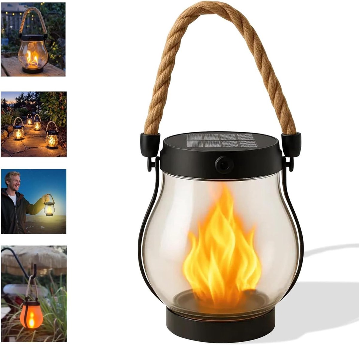 Solar Buitenlamp - solar lantaarn - Lantaarn - lantaarn voor buiten - Solar Lamp - Buitenv
