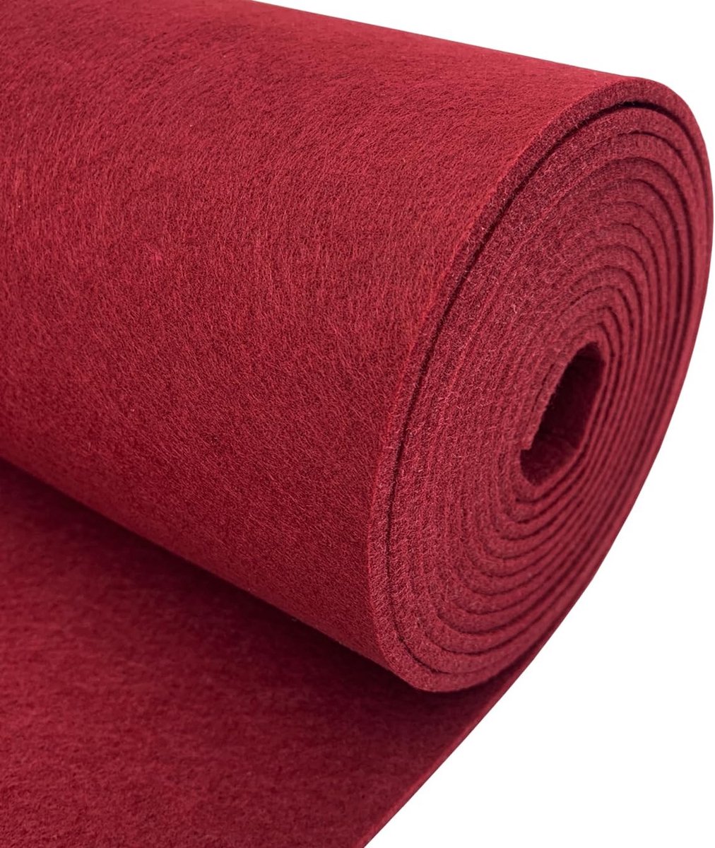 Dailygoods- Vilt 30 cm x 250 cm - Knutselvilt - Decoratievilt - Polyester - Handwasbaar - 3 mm Dikte