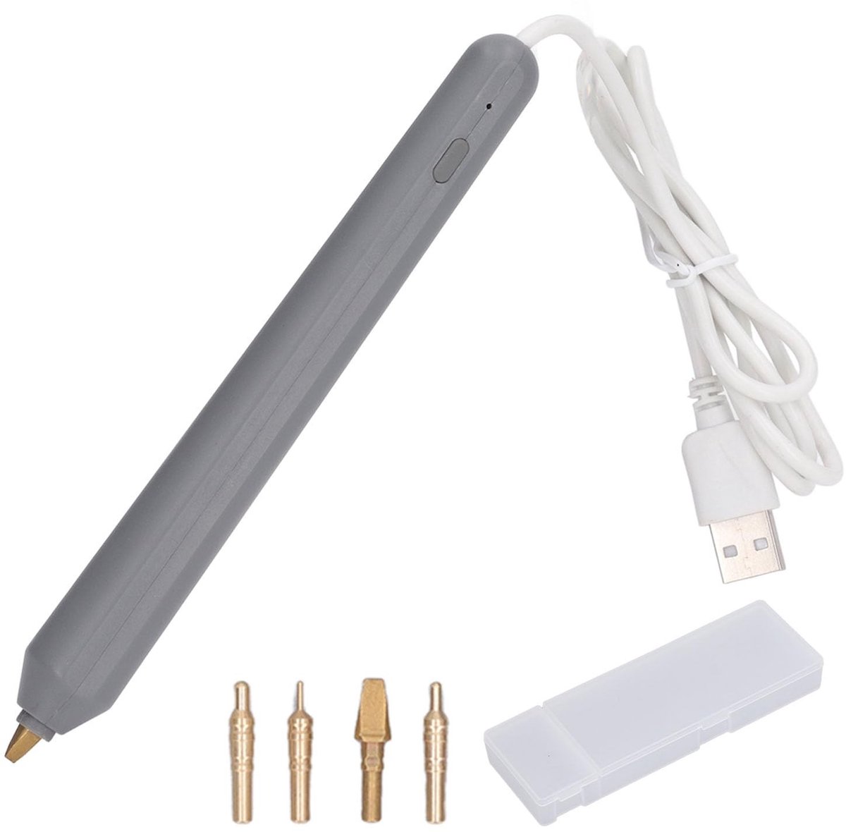 Dailygoods - Hot Heated Foil Pen Set - USB Foil Stamping en Embossing Tool - Creatieve Projecten - Voor Hobbymakers - Mooie Afdrukken - Geschikt voor...