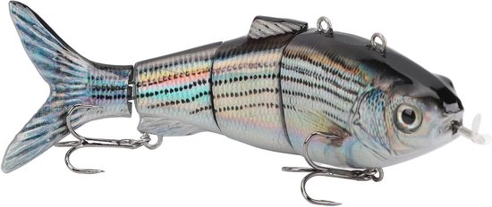 VGEBY USB Oplaadbare Elektrische Vis Lure - Realistische Dobber Met LED Licht Voor Snoek van VGEBY — afbeelding 3
