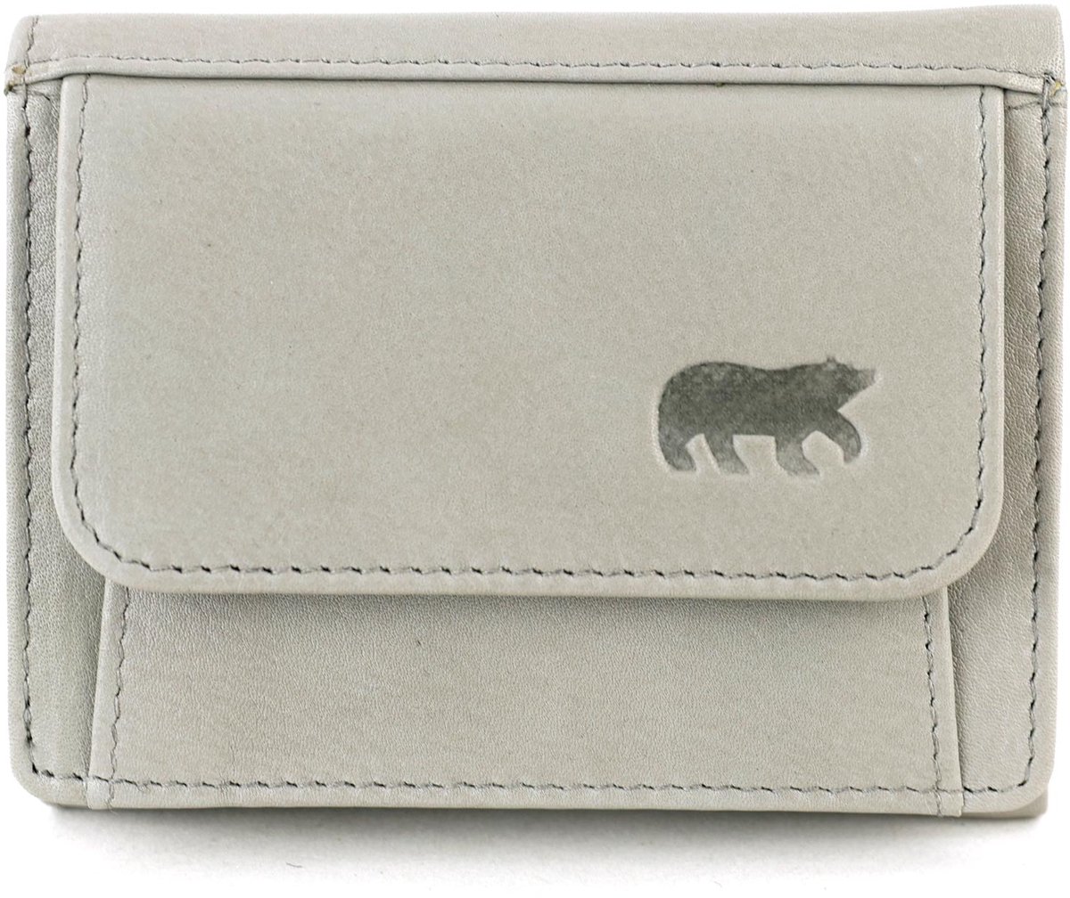 Bear Design Nana Leren Overslagportemonnee - Dust