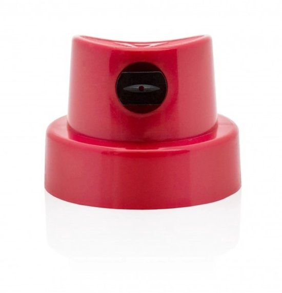 Buse rouge avec capuchon noir, produit une ligne large.