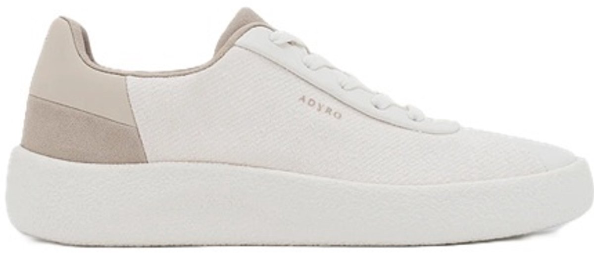 Adyro Premium dames sneakers wit stof