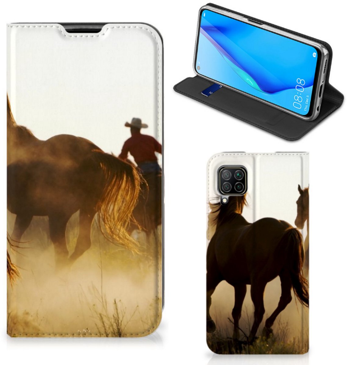 Huawei P40 Lite Hoesje maken Design Cowboy