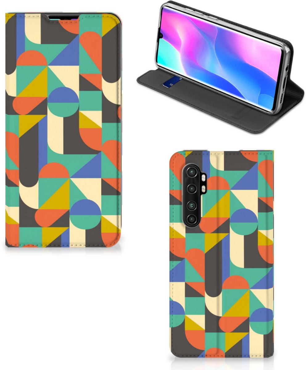 Xiaomi Mi Note 10 Lite Hoesje met Magneet Funky Retro