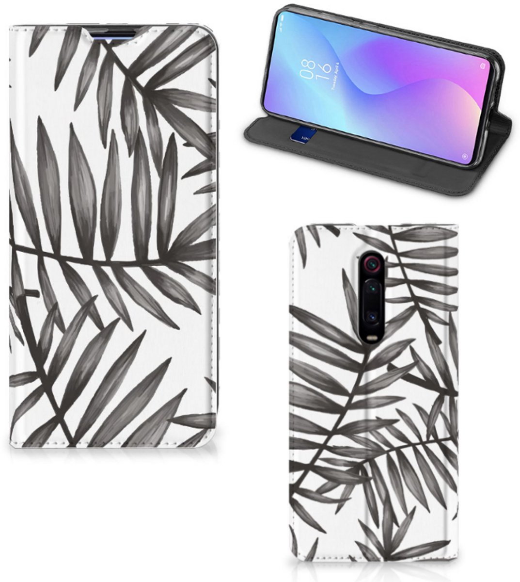 Xiaomi Redmi K20 Pro Smart Cover Leaves Grey