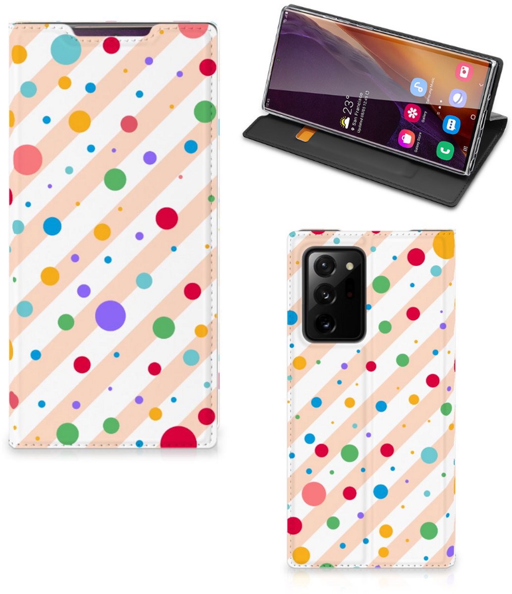 Samsung Galaxy Note 20 Ultra Hoesje met Magneet Dots