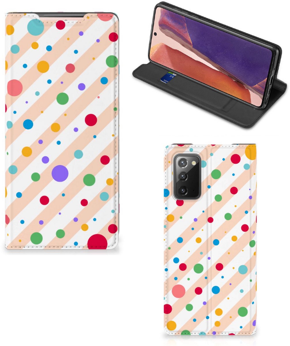 Samsung Galaxy Note20 Hoesje met Magneet Dots