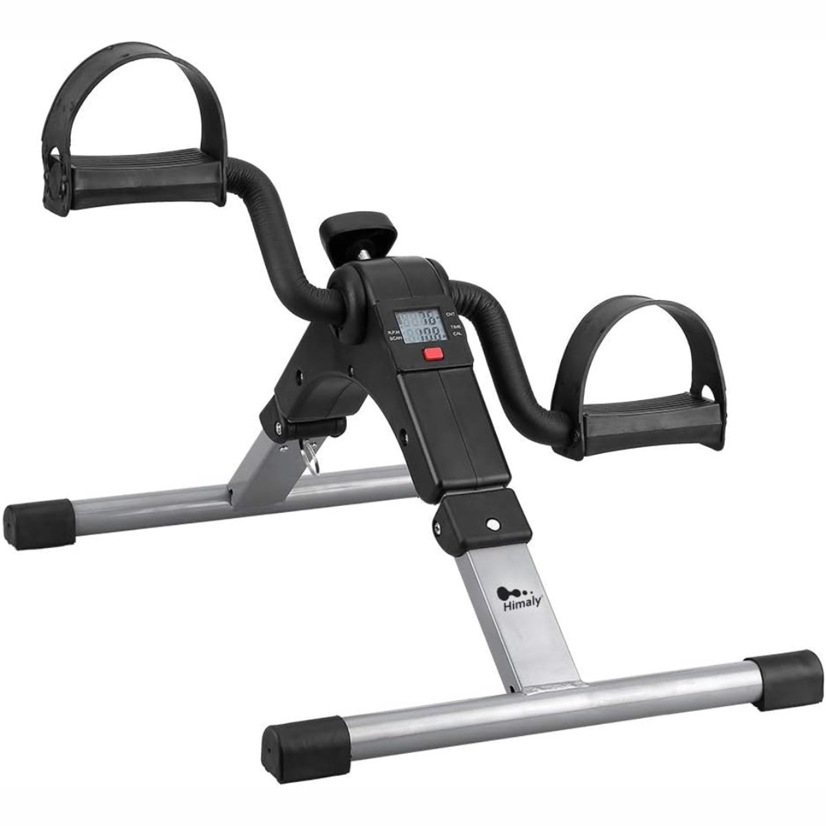 REN® Bureaufiets - Bureaufiets - Stoelfiets Bewegingstrainer - mini-fiets-arm en beentrainer- Zilver- 49cm x 36cm x 24cm; 2,5 kg