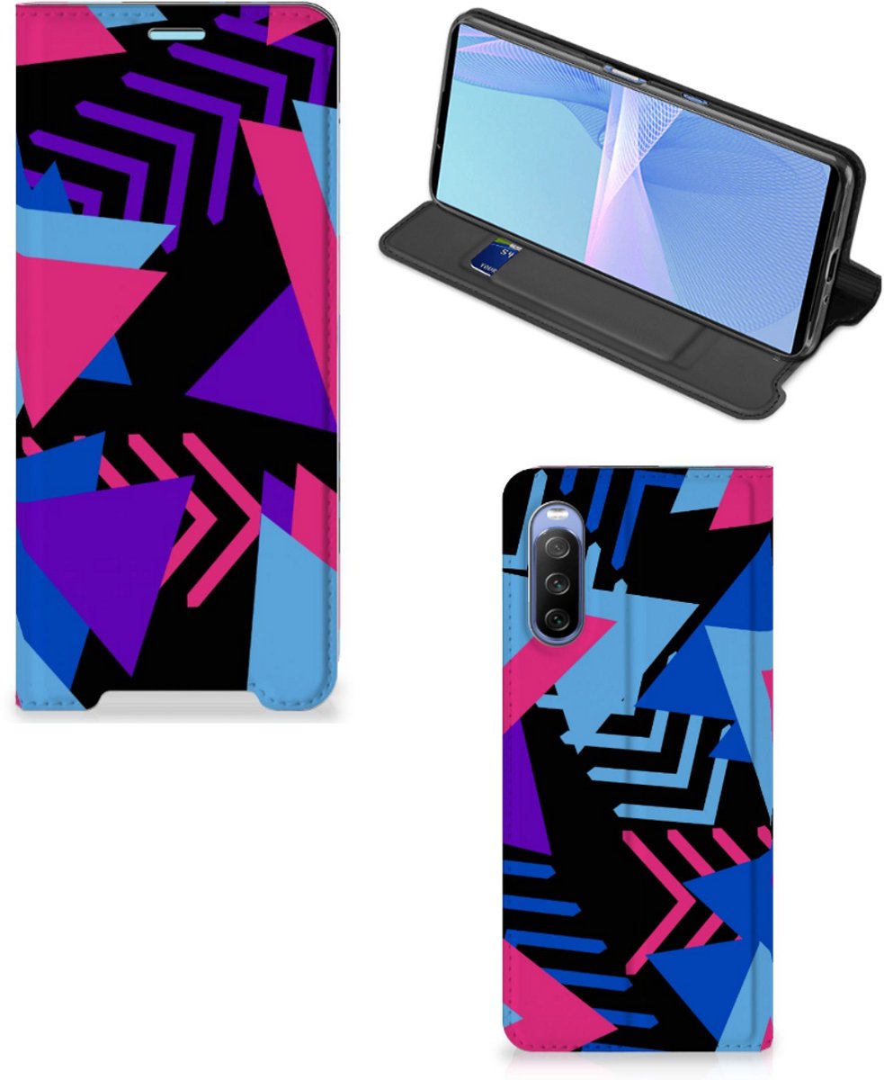 Sony Xperia 10 III Stand Case Funky Triangle