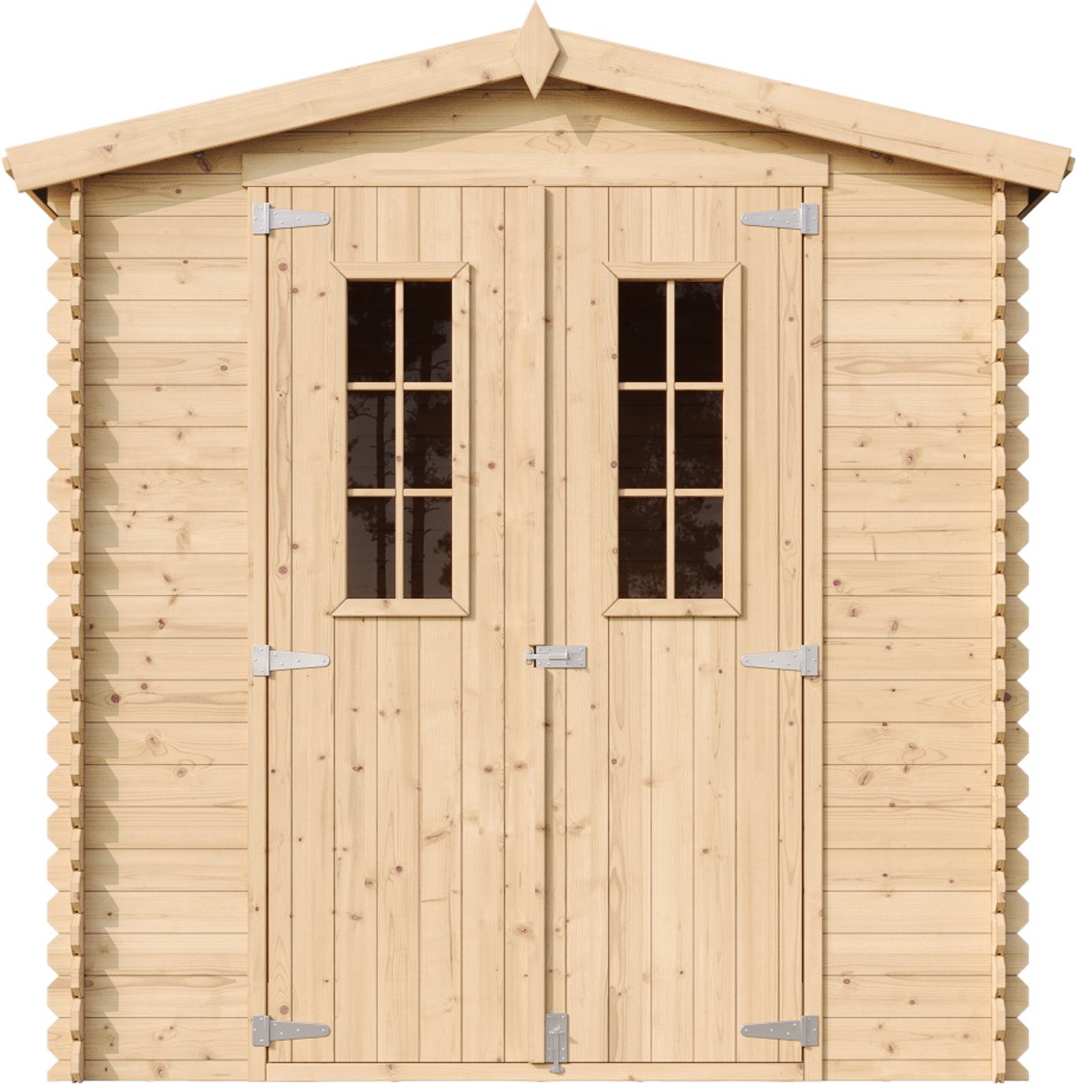 Timbela M343C - Houten tuinhuis - 3,53 m² - 206x216xH218 cm - zonder vloer