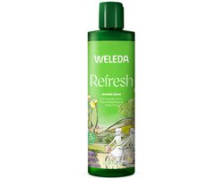 Weleda Refresh Douchecrème - Frisse Geur Van Citrus & Litsea Cubeba - Activeert & Verfrist - Zeepvrije Douchecrème - Mild & Droogt Huid Niet Uit - 100% Natuurlijke Ingrediënten - 400 ml