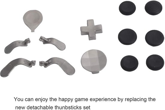Metalen Thumbsticks Paddles - Controller Accessoires Kit - Gaming Verbeteren - Duurzaam Metalen Materiaal van Merkloos — afbeelding 5