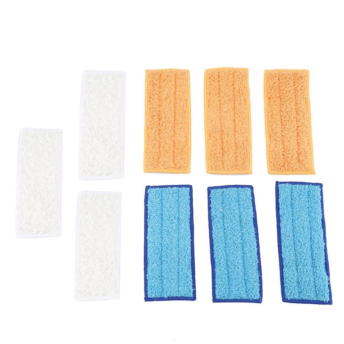 Dailygoody - Microvezel Mop Pads Set - 9-Delige Set - Wasbaar en Herbruikbaar - Geschikt voor Robotstofzuigers - Stofopname - Ideaal voor Huishou