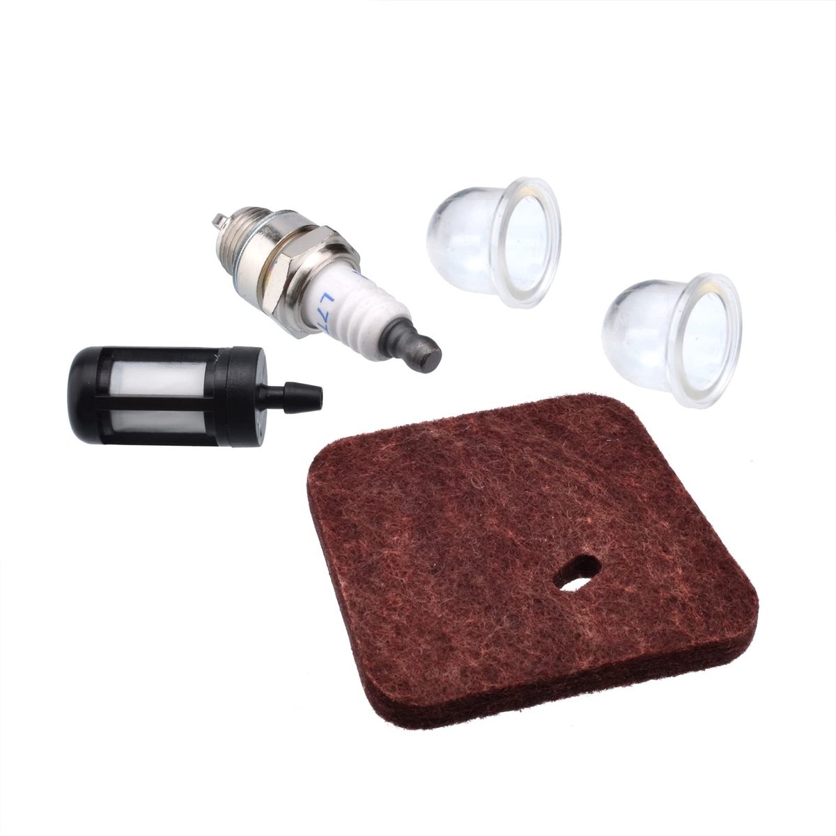 Dailygoody - Lucht-brandstoffilter Bougie - Voor Stihl Trimmers - Inclusief Primerpompen - Onderdeelnummer 41401242800 - Accessoire voor Bosmaaier - C