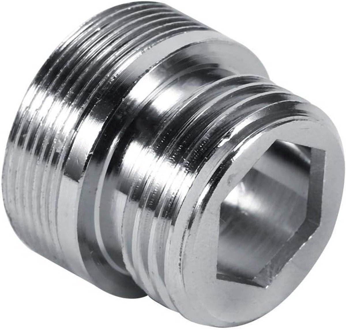 Keukenkraanadapter voor waterfilter met 22mm en 24mm aansluiting, vrouwelijke plug en aerator schroefdraad, ideaal voor waterzuivering