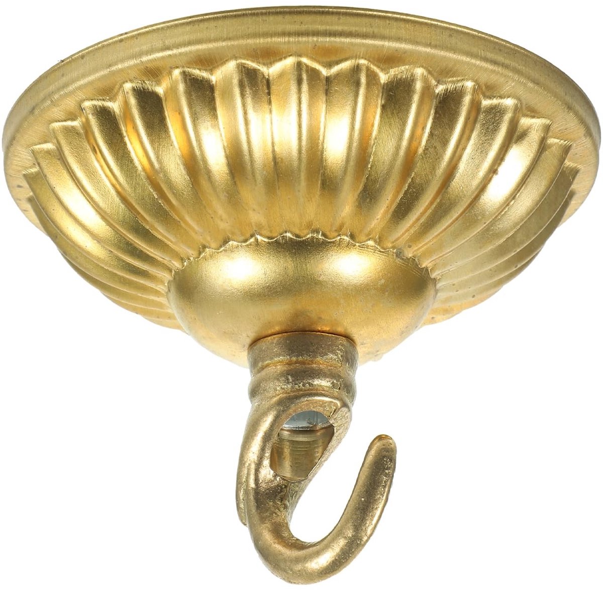 Dailygoody - Plafondplaat - Vintage verlichting - Retrostijl - 7,5 x 7,5 x 7,5 cm - Geschikt voor kroonluchters - Decoratief design