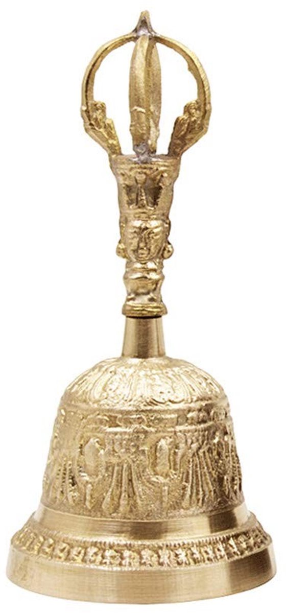 Dailygoody - Tibetaanse Hand Bell - Handgemaakte Meditatiebel - Retro