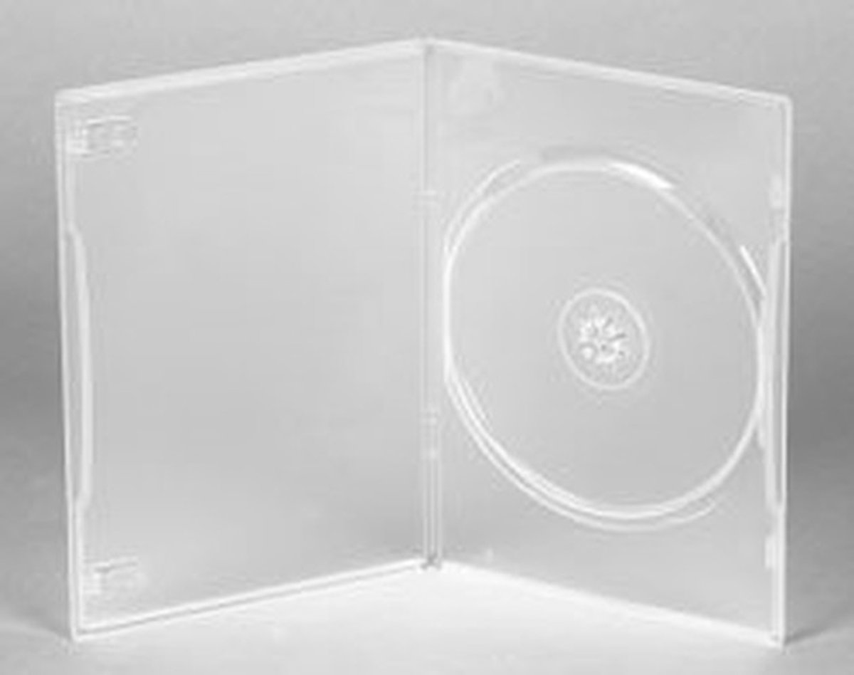 Dailygoody - Echte Amaray DVD Hoesjes - Slimline 7mm - Hoge Kwaliteit - Helder - Pack van 10 - Geschikt voor 1 Disc