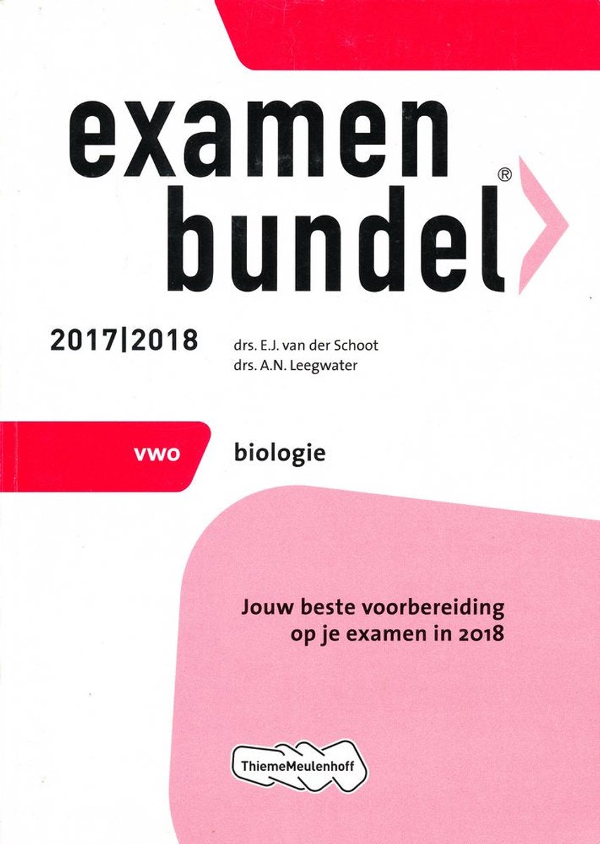 Examenbundel Biologie VWO 2017/2018