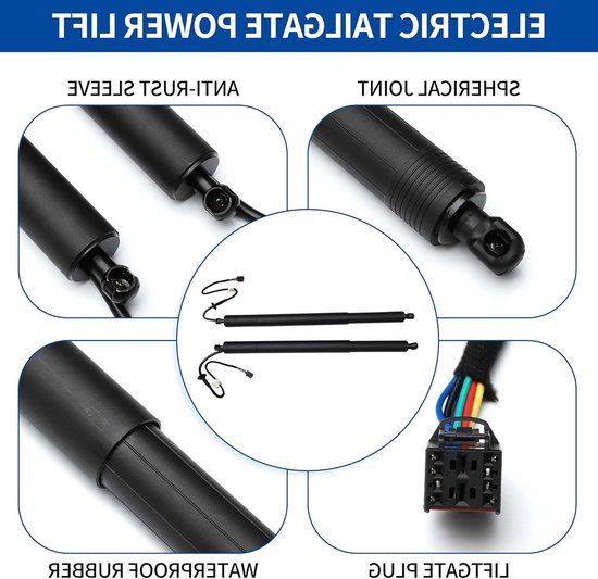 Elektrische Liftsteun voor Achterklep Links en Rechts voor Hyundai Tucson 2016-2021, Schokdemper en Veer Set, 1 Paar — afbeelding 4