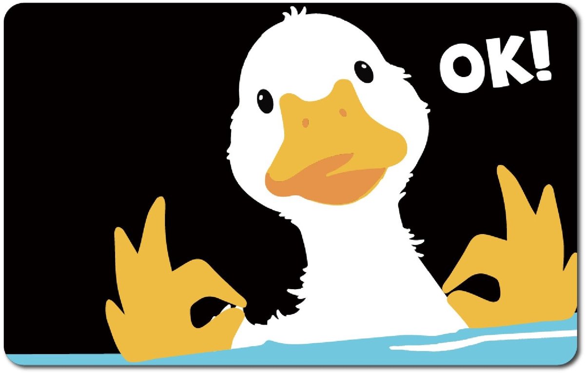 Dailygoody - Duck Card Stickers - Creditcard Skin - Waterdichte PVC - Eend - Personaliseren Bank Card - Slanke Bescherming - Voor Key Card