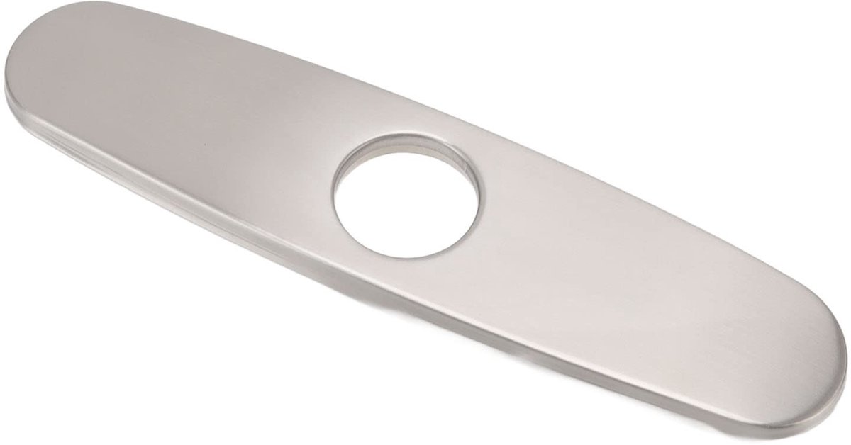Dailygoody - Spoelbak Dekplaat - Decoratief Paneel - 304 Roestvrij Staal - Zilver - Keuken