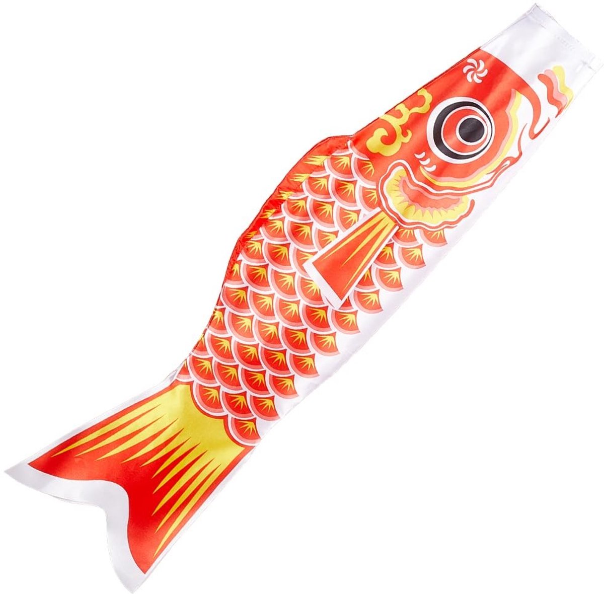 Dailygoody - Koi Vis Windzak - Banners voor Tuin - 3D Opknoping - Oranje Rode Kleur - Polyester Decoratie - Voor Feesten en Festivals - 46,5 Inch