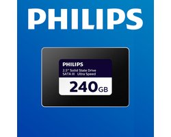 Philips FM24SS130B Interne SSD - 240GB - 2.5 Inch - SATA III - Ultra Speed - 3D TLC NAND
