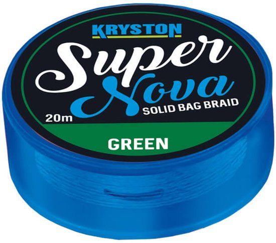 Kryston - Super Nova Slow Sinking Supple Braid - 20 meter - Weed Green (35 lb) van Kryston — afbeelding 2