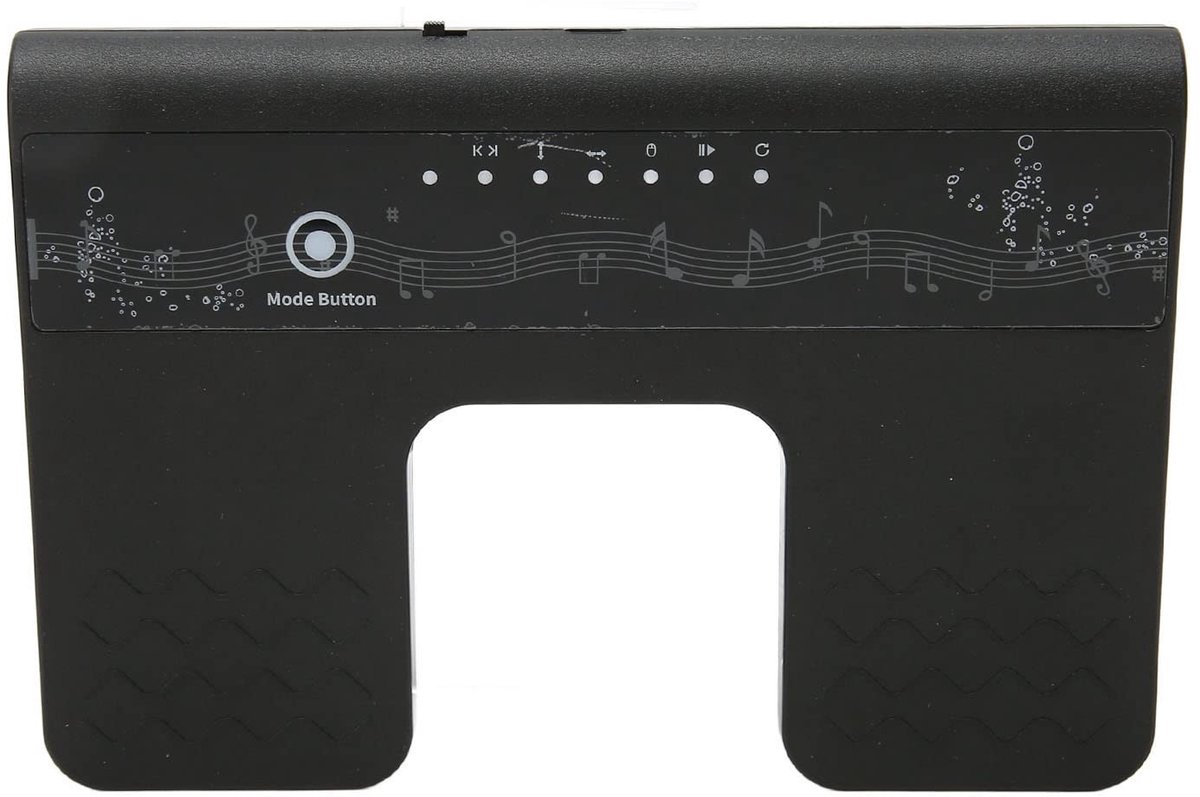 OmGoods - Dailygoody - Bluetooth Voetpedaal - Draadloze Bladzijde Omzetter - Handige Pedal voor Tablets - Geschikt voor Smartphones - Zwart