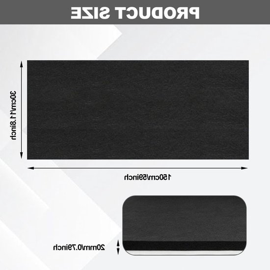 Zelfklevende isolatiemat voor auto en caravan, 20 mm dik, geluidsisolatie, vochtbestendig en waterdicht, 150 x 30 cm schuimrubber mat — afbeelding 5